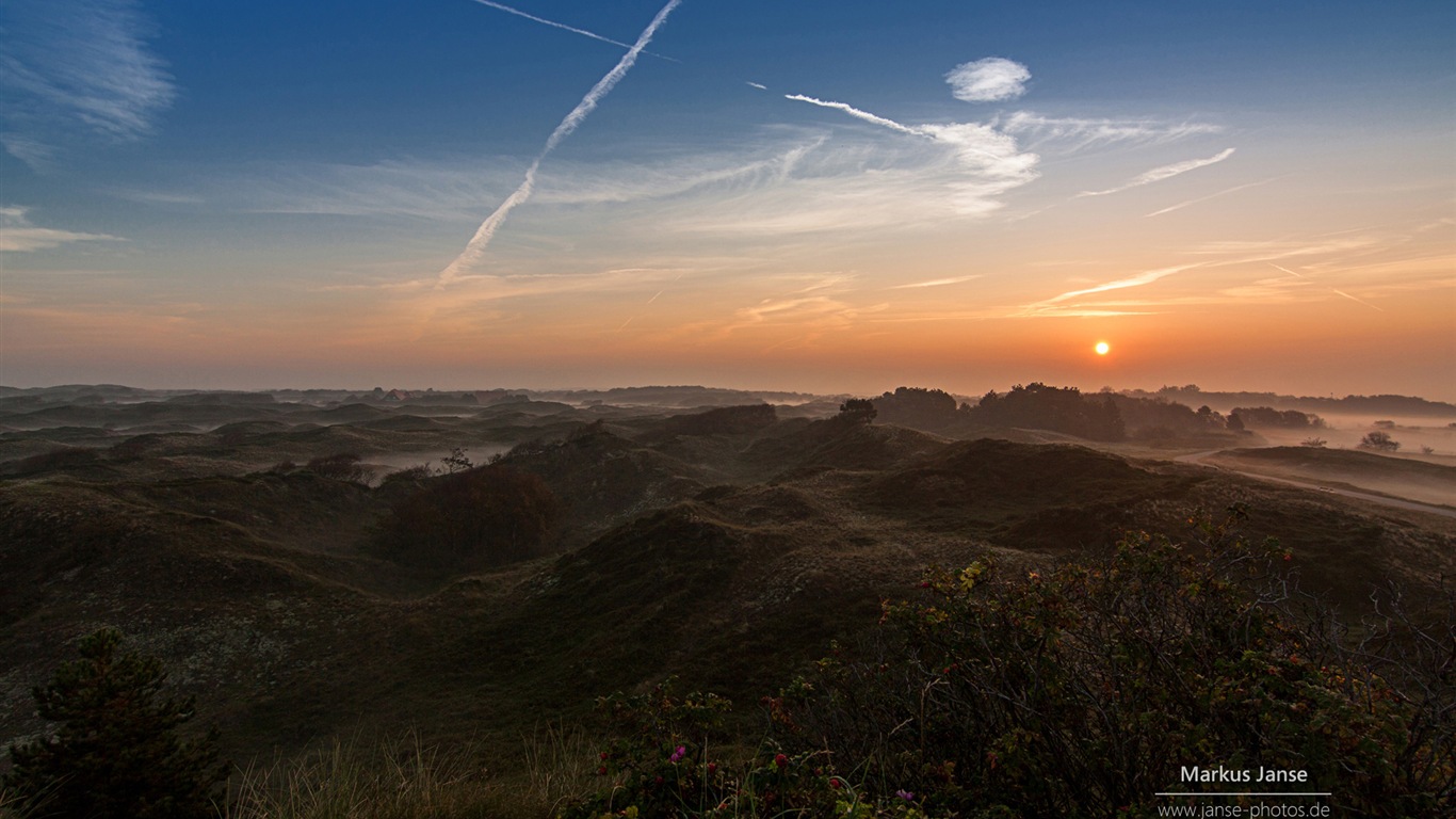 Spiekeroog, Deutschland, Windows 8 Wallpaper Landschaftsthema #15 - 1366x768