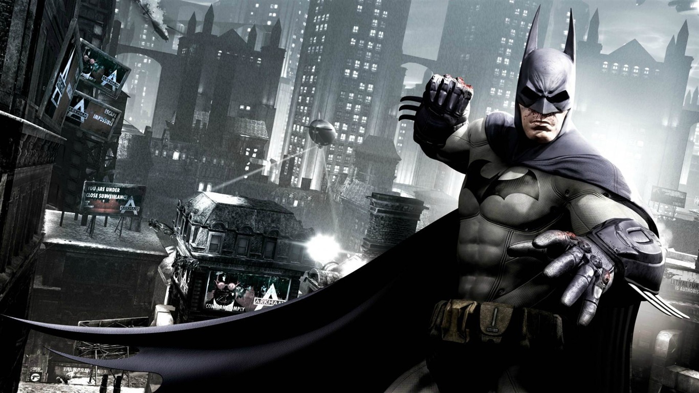 Batman: Arkham Knight 蝙蝠侠阿甘骑士 高清游戏壁纸5 - 1366x768