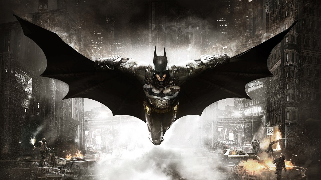 Batman: Arkham Knight 蝙蝠侠阿甘骑士 高清游戏壁纸9 - 1366x768