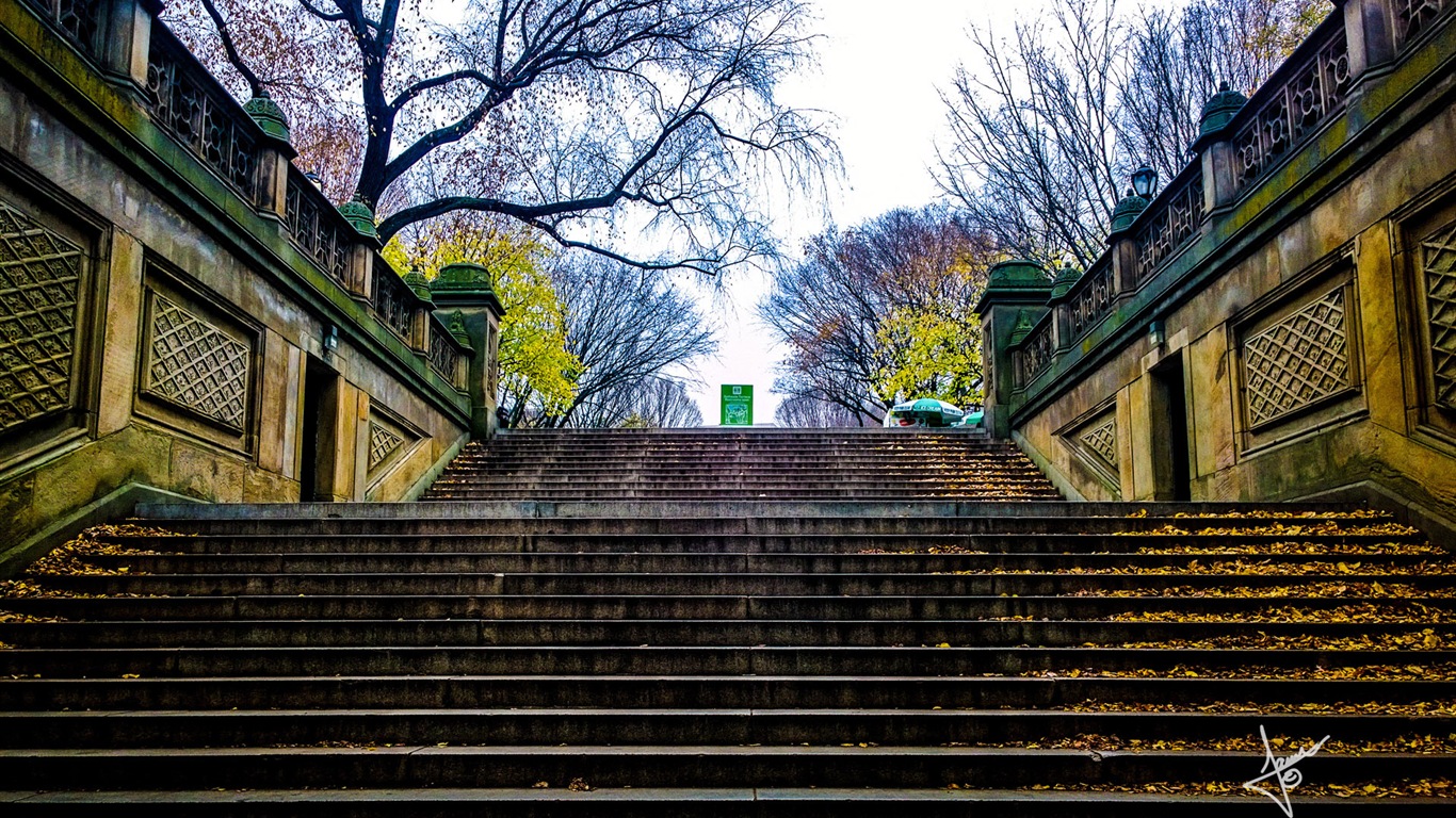 Paysages urbains de New York, Microsoft Windows 8 fonds d'écran HD #4 - 1366x768