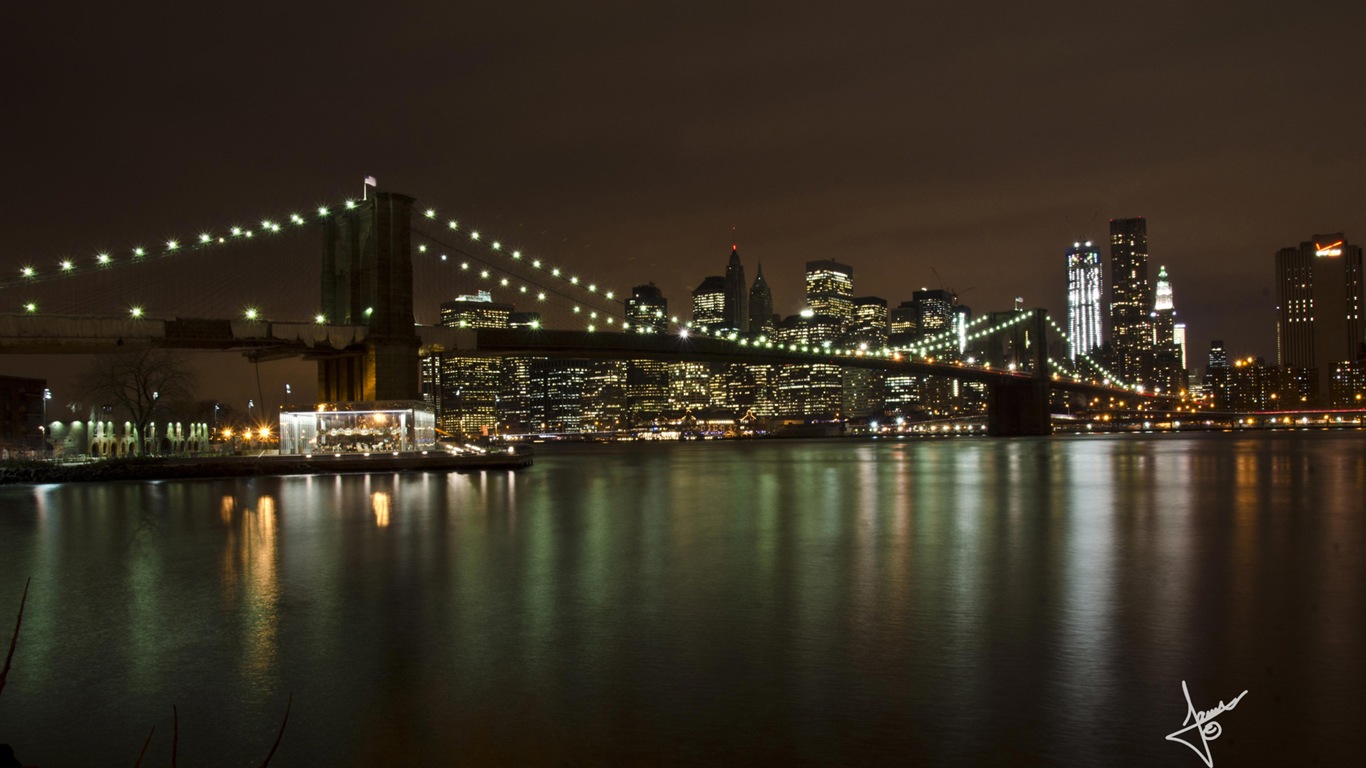 Paysages urbains de New York, Microsoft Windows 8 fonds d'écran HD #13 - 1366x768