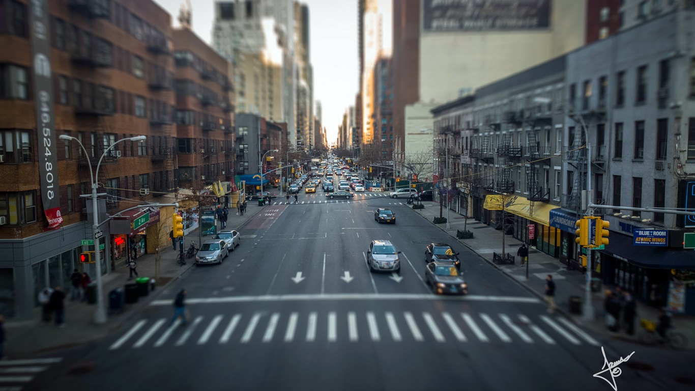 Paysages urbains de New York, Microsoft Windows 8 fonds d'écran HD #19 - 1366x768