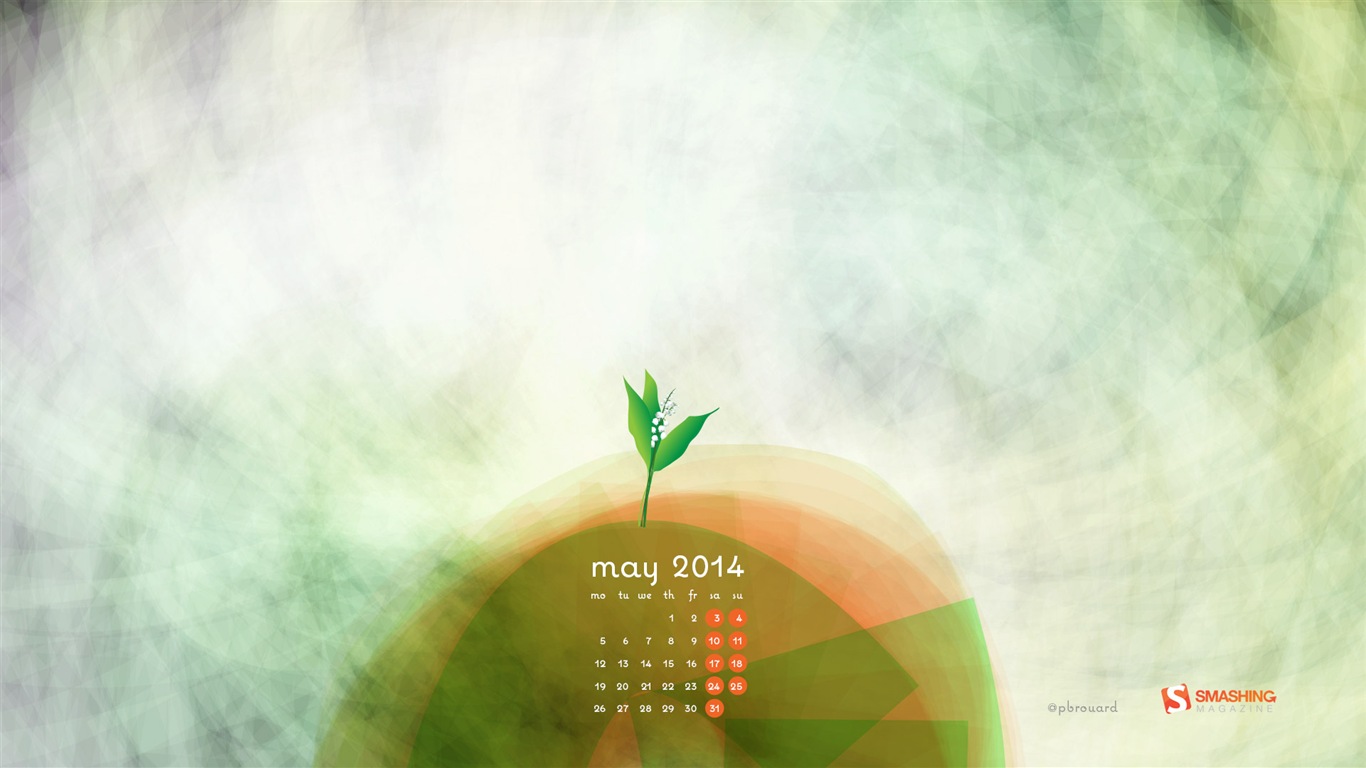 2014年5月 月曆壁紙(二) #8 - 1366x768