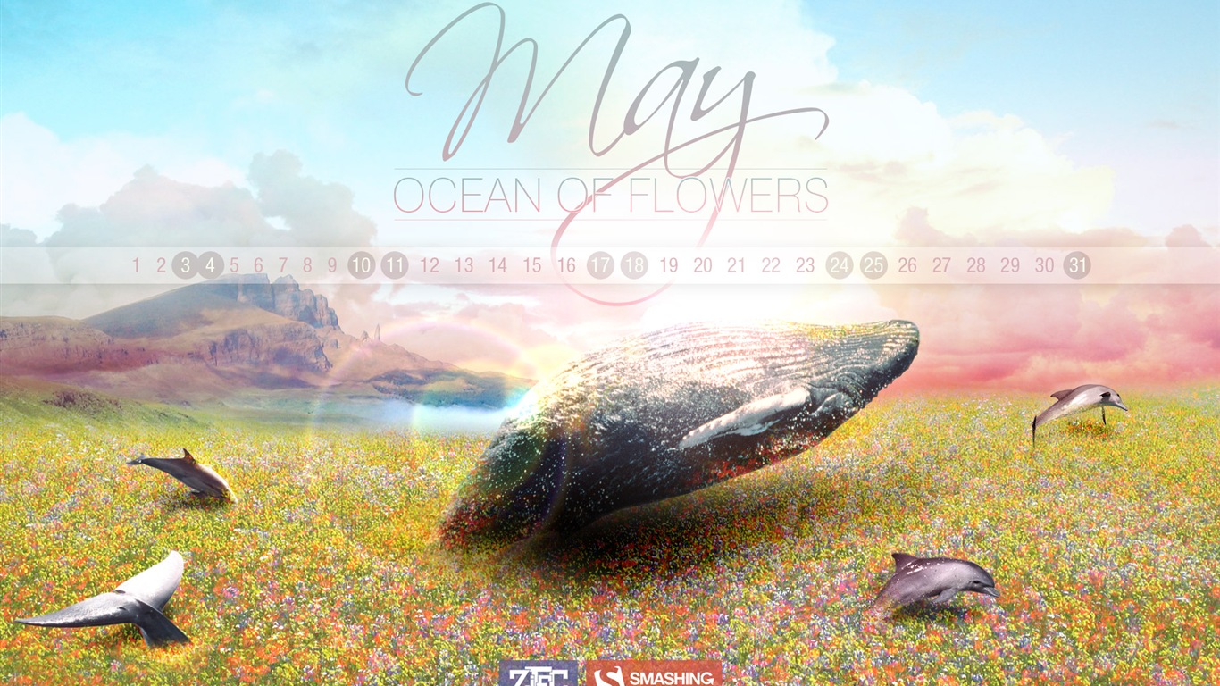 May 2014 calendar wallpaper (2) #13 - 1366x768