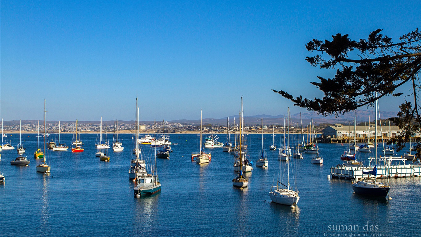Californie paysages côtiers, Windows 8 fonds d'écran thématiques #5 - 1366x768