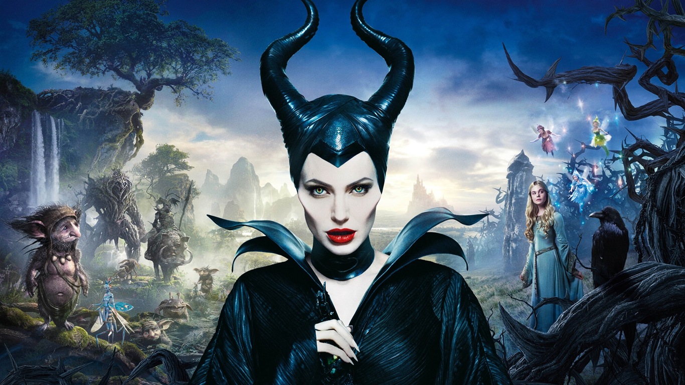 Maleficent 黑魔女：沉睡魔咒2014 高清電影壁紙 #6 - 1366x768