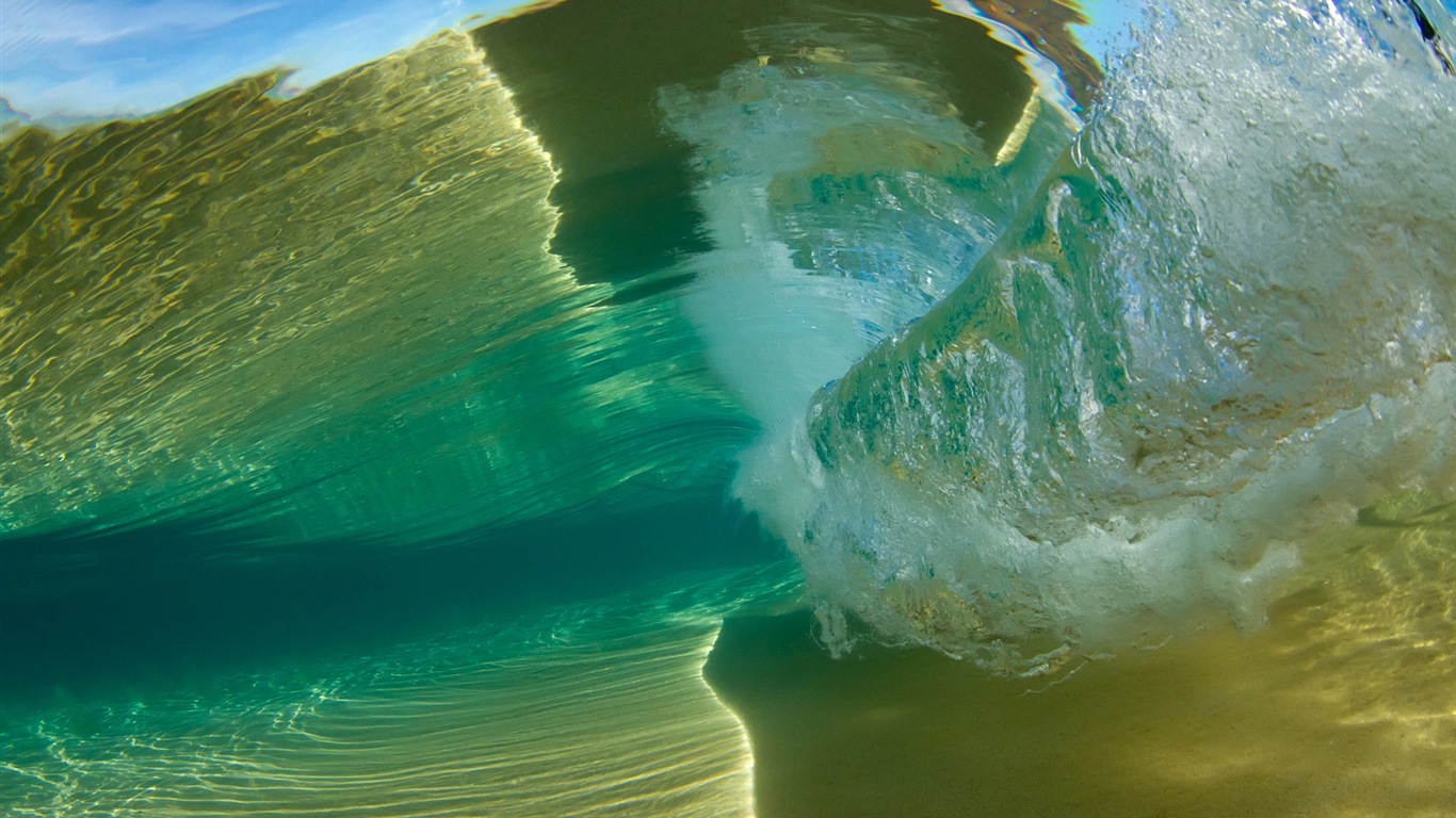 El agua, fuente de vida, fondos de pantalla de Windows 8 tema de HD #6 - 1366x768