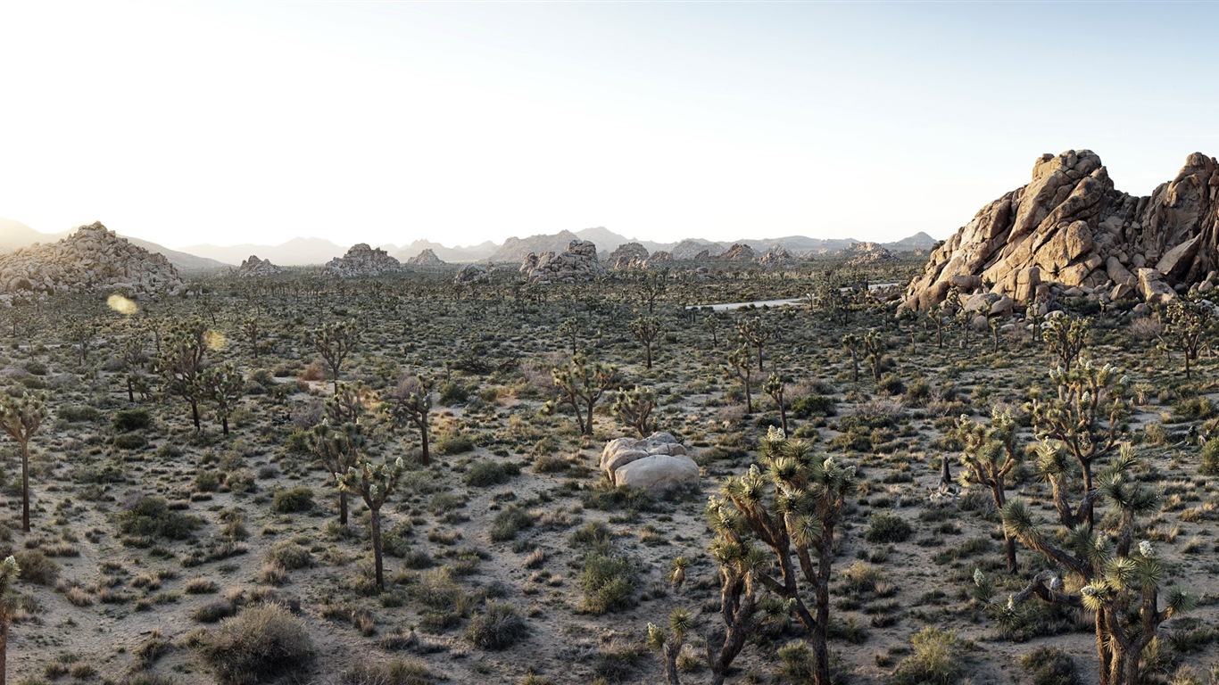 Les déserts chauds et arides, de Windows 8 fonds d'écran widescreen panoramique #9 - 1366x768