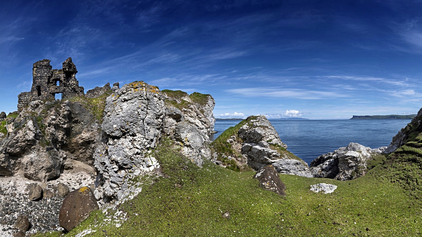 Paysage européen, Windows 8 fonds d'écran widescreen panoramique #15 - 1366x768