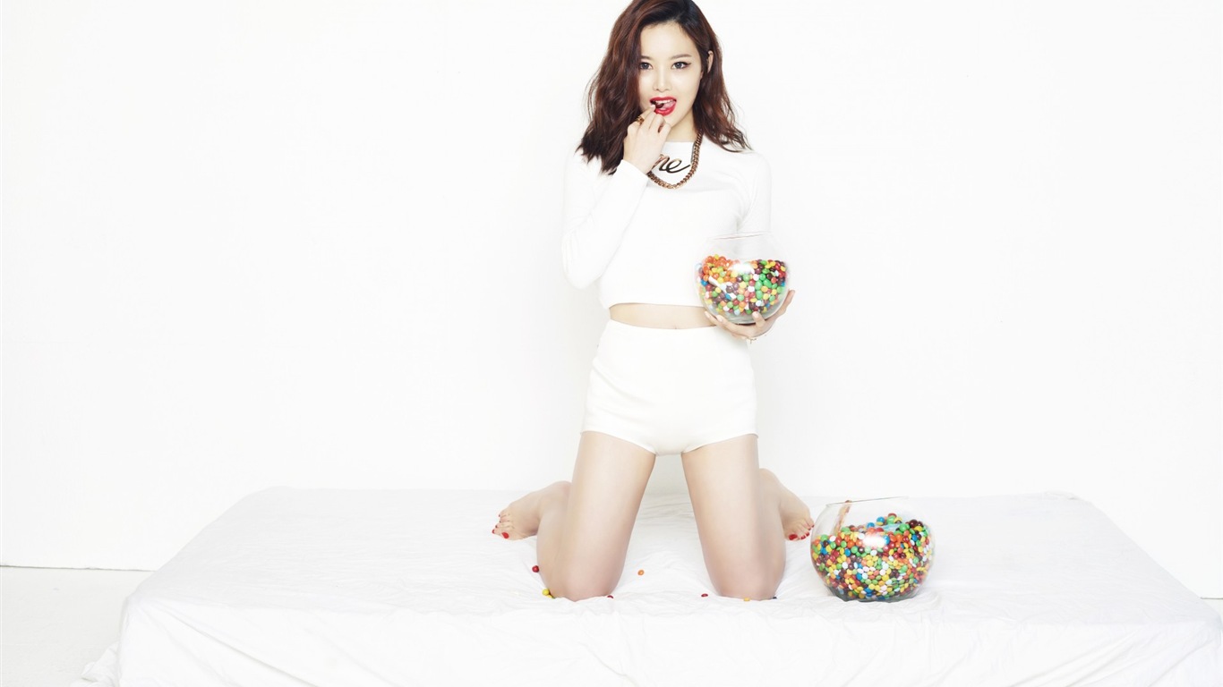 Korean girl music group, Brown Eyed Girls HD wallpapers #4 - 1366x768