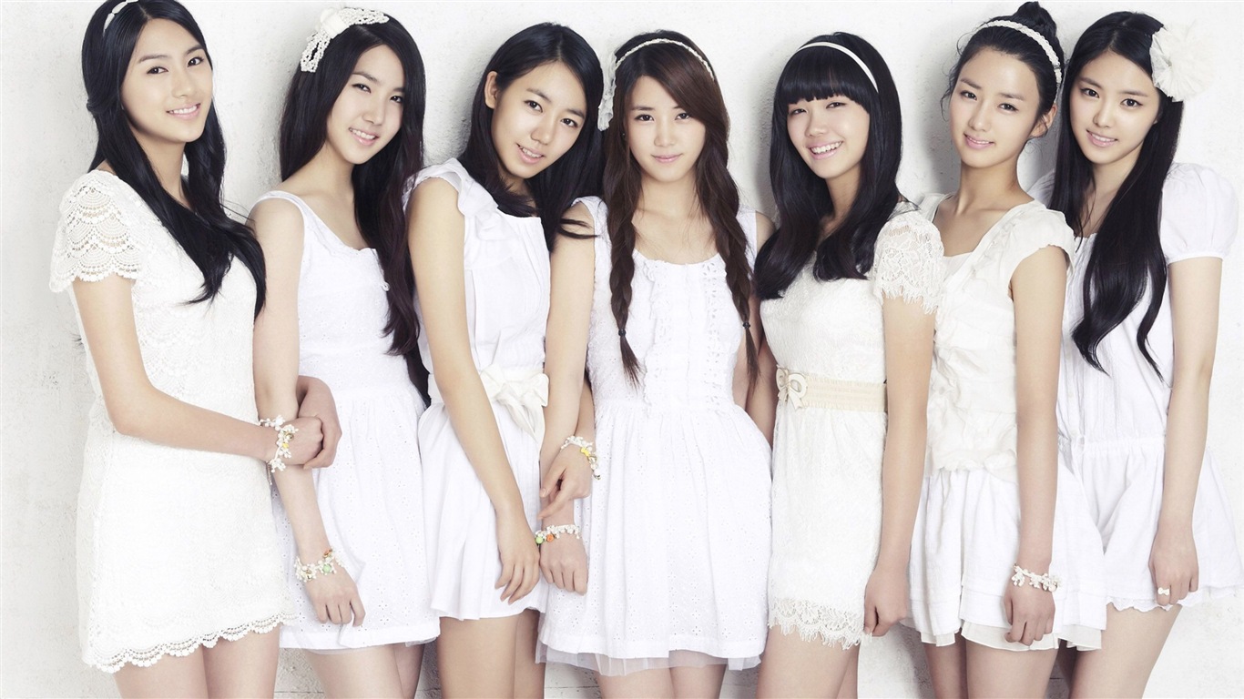 韓國音樂女子組合 A Pink 高清壁紙 #5 - 1366x768