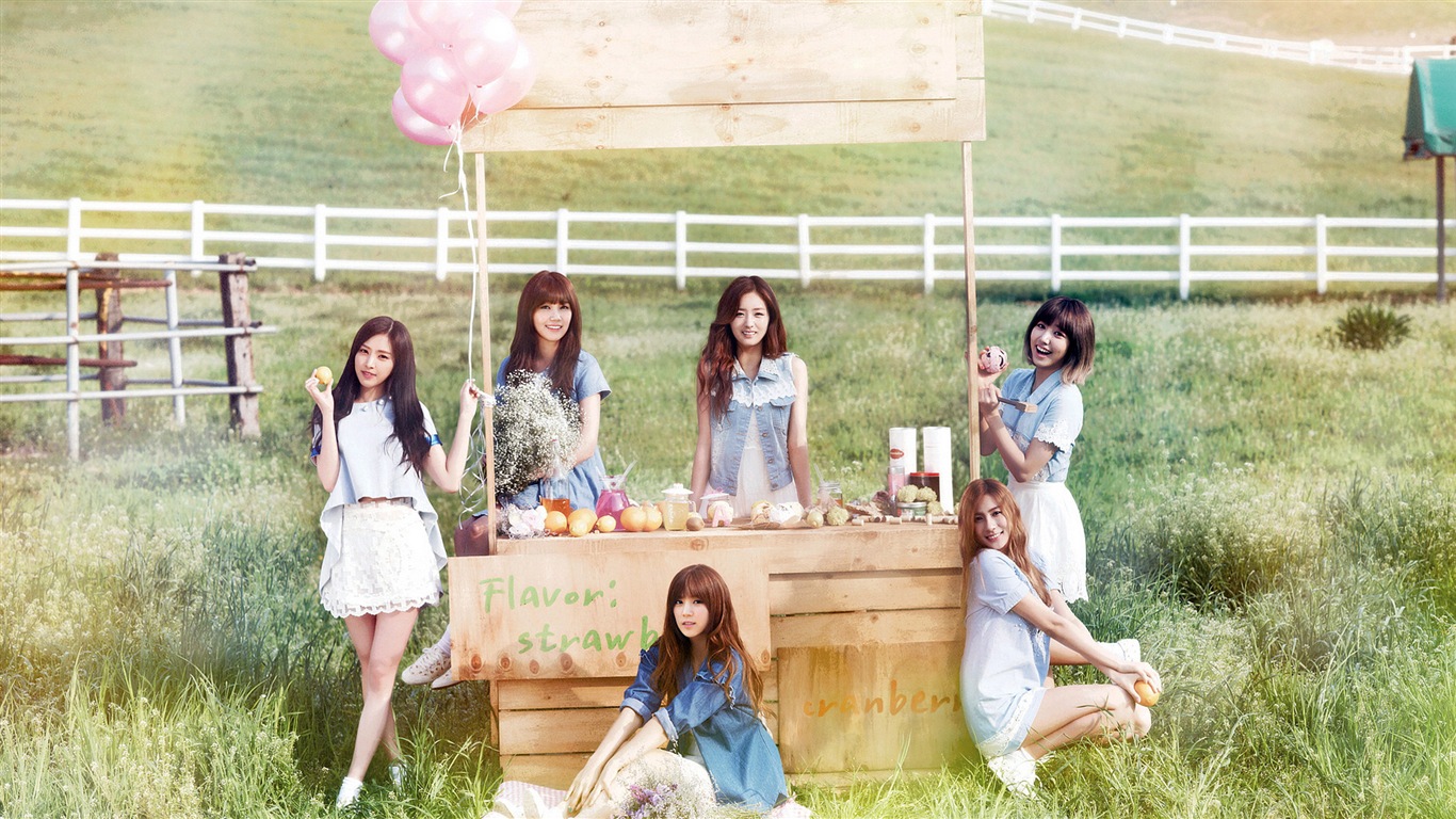 韓國音樂女子組合 A Pink 高清壁紙 #11 - 1366x768