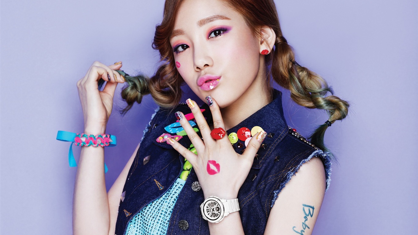 Girls Generation SNSD Casio küssen mich, Baby-G Hintergrundbilder #4 - 1366x768