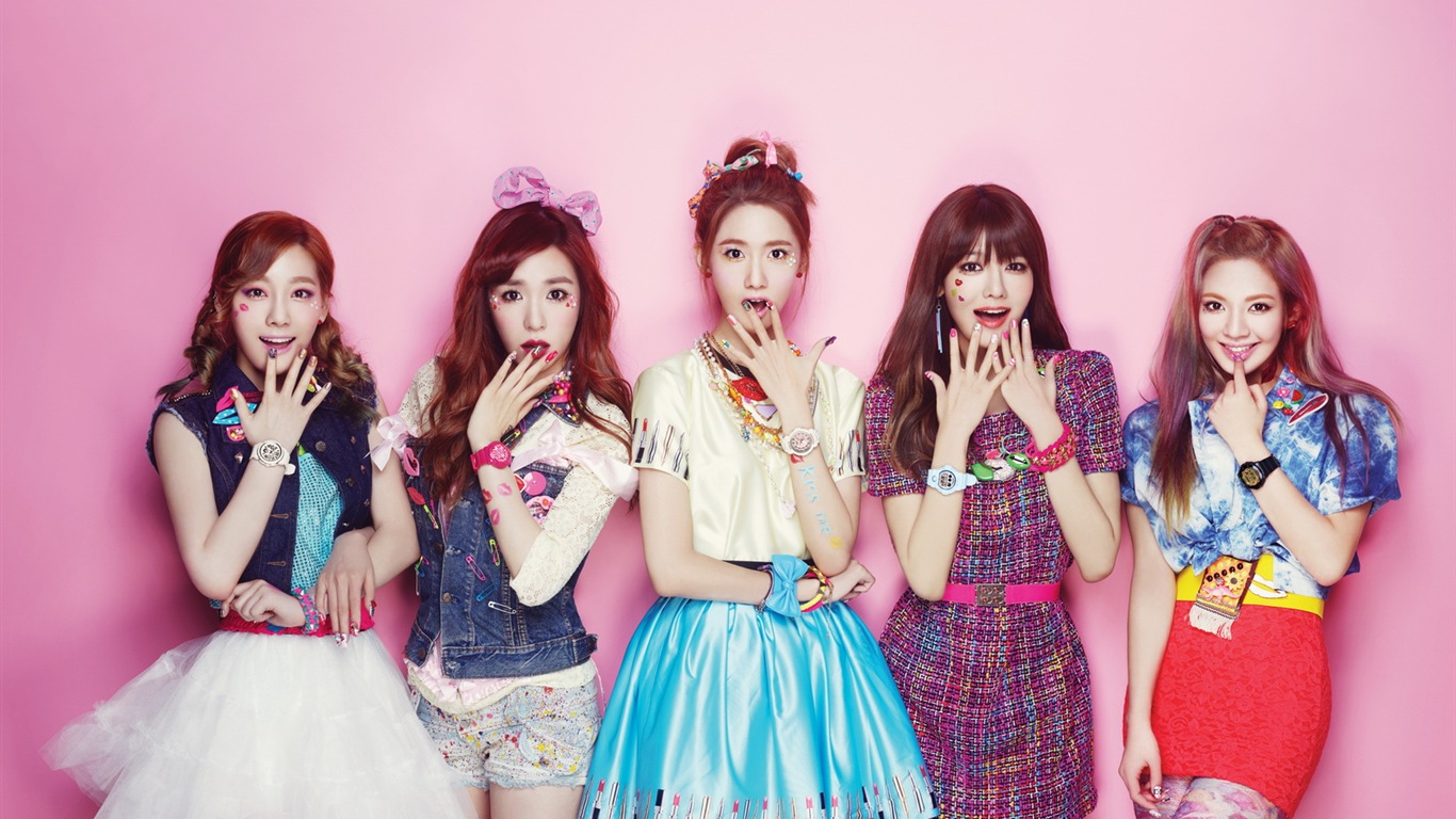 Girls Generation SNSD Casio küssen mich, Baby-G Hintergrundbilder #11 - 1366x768