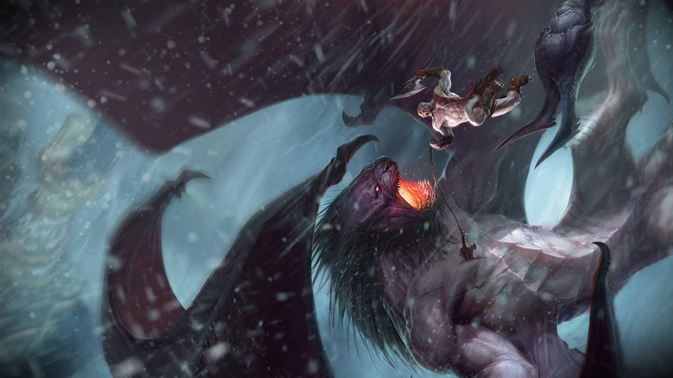 God of War: Ascension HD tapety na plochu #13 - 1366x768