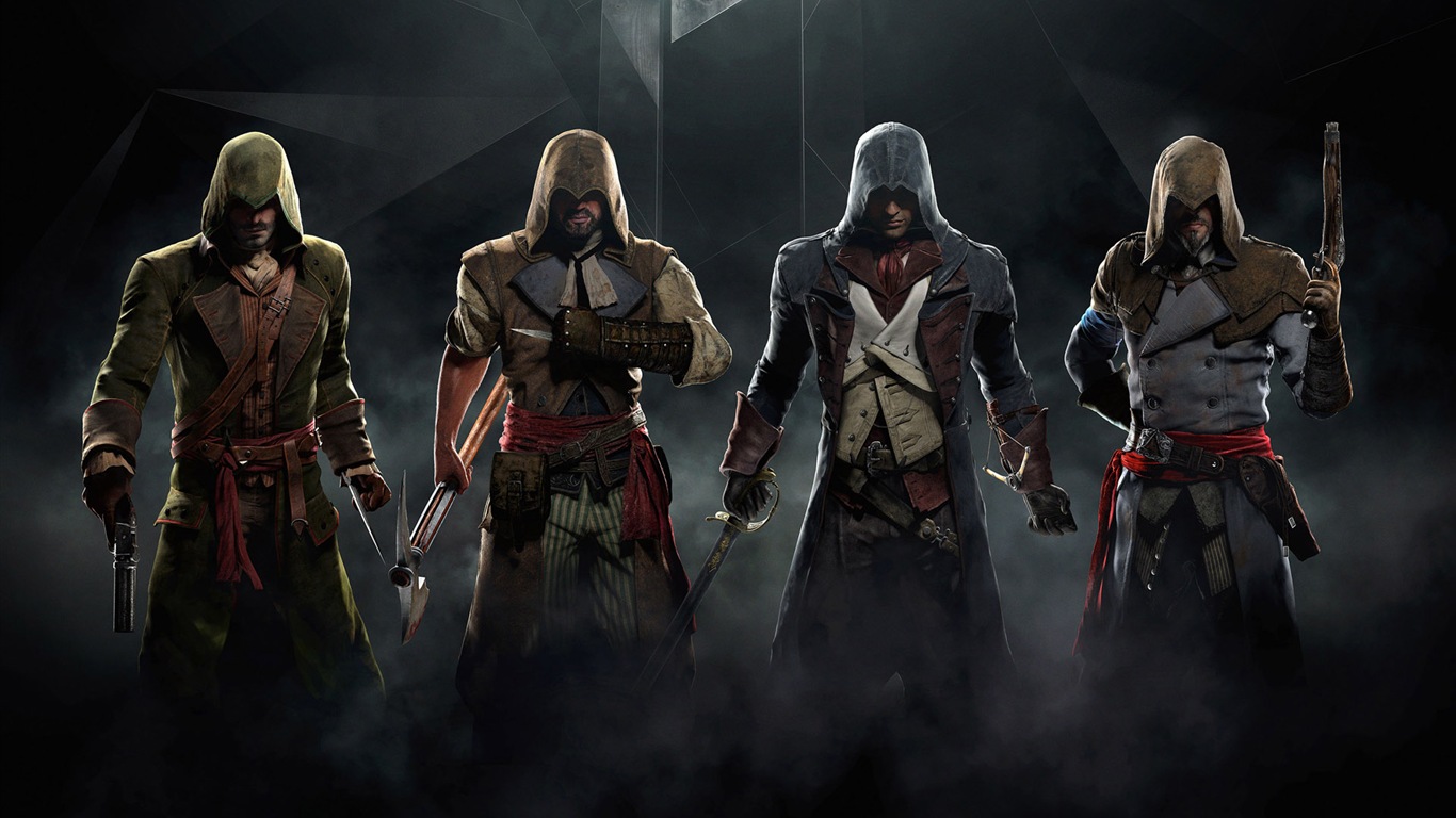 2014 Assassin's Creed: Unity 刺客信條：大革命高清壁紙 #1 - 1366x768
