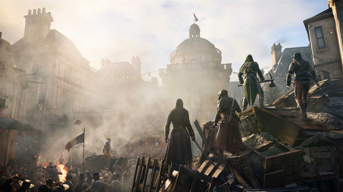 2014 Assassin Creed: Unity HD tapety na plochu #4 - 1366x768