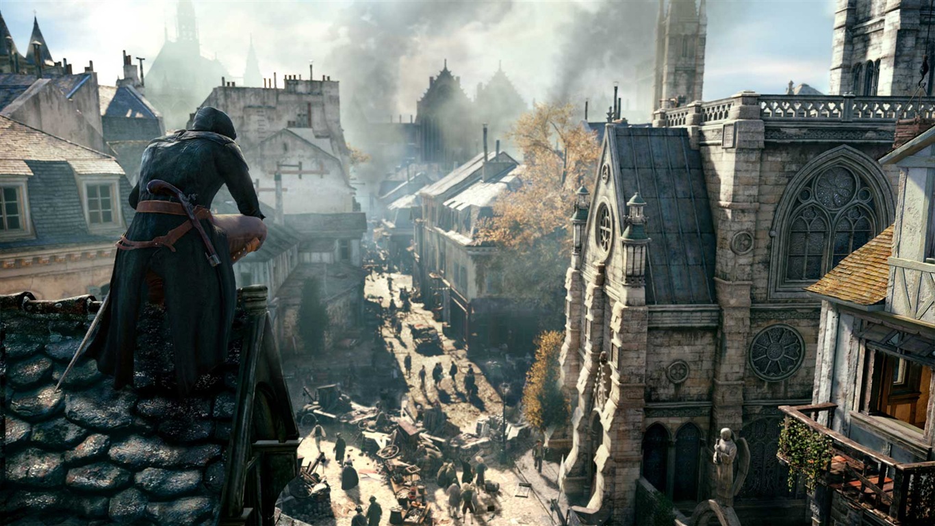 2014 Assassin Creed: Unity HD tapety na plochu #21 - 1366x768