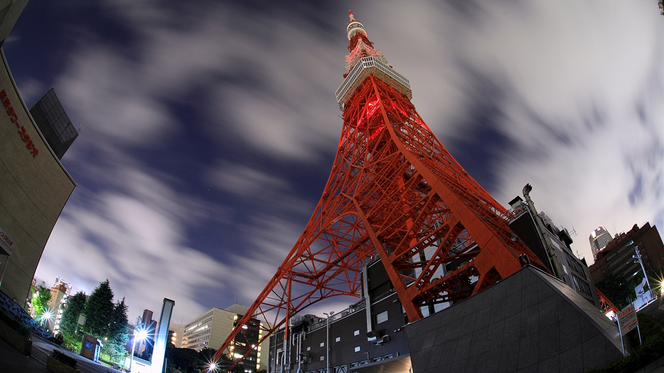 Japón ciudad hermoso paisaje, Windows 8 tema fondos de pantalla #15 - 1366x768