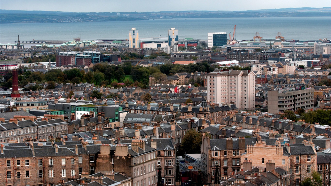 Beautiful city of Edinburgh, Scotland HD wallpapers #10 - 1366x768