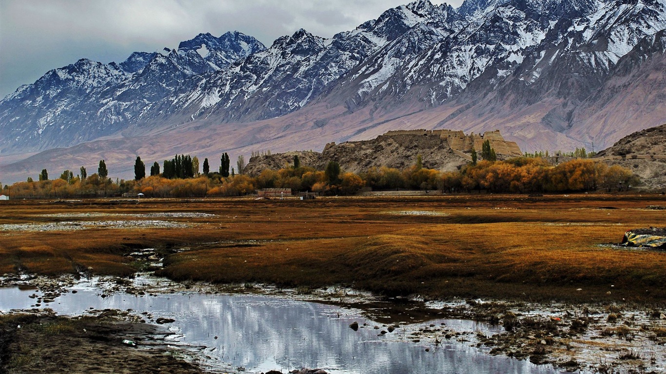 帕米爾高原美麗的風景 高清壁紙 #4 - 1366x768