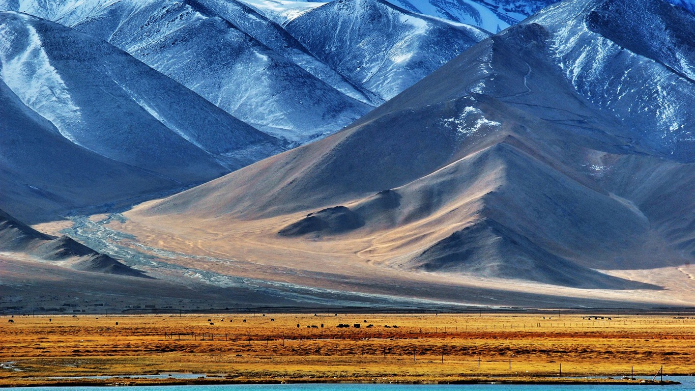 帕米爾高原美麗的風景 高清壁紙 #8 - 1366x768