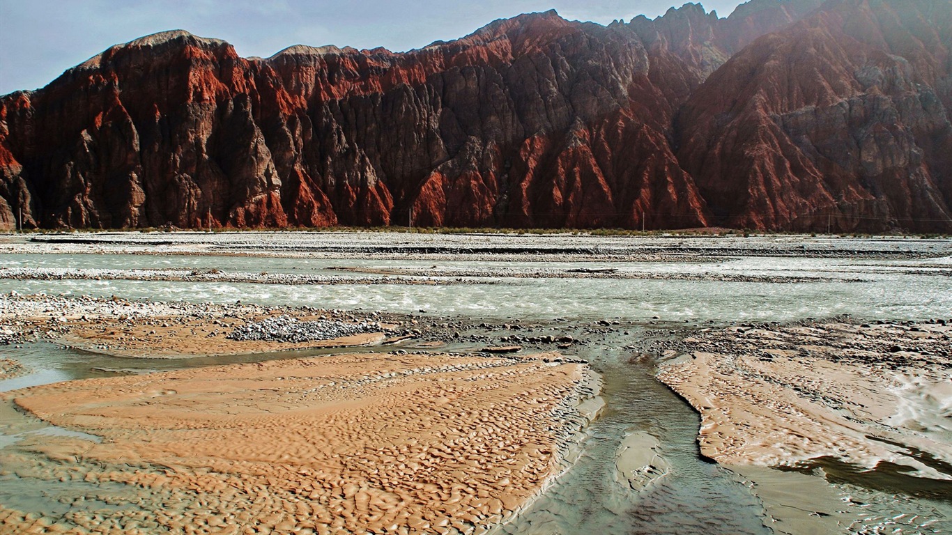 Pamir beaux fonds d'écran paysage HD #24 - 1366x768