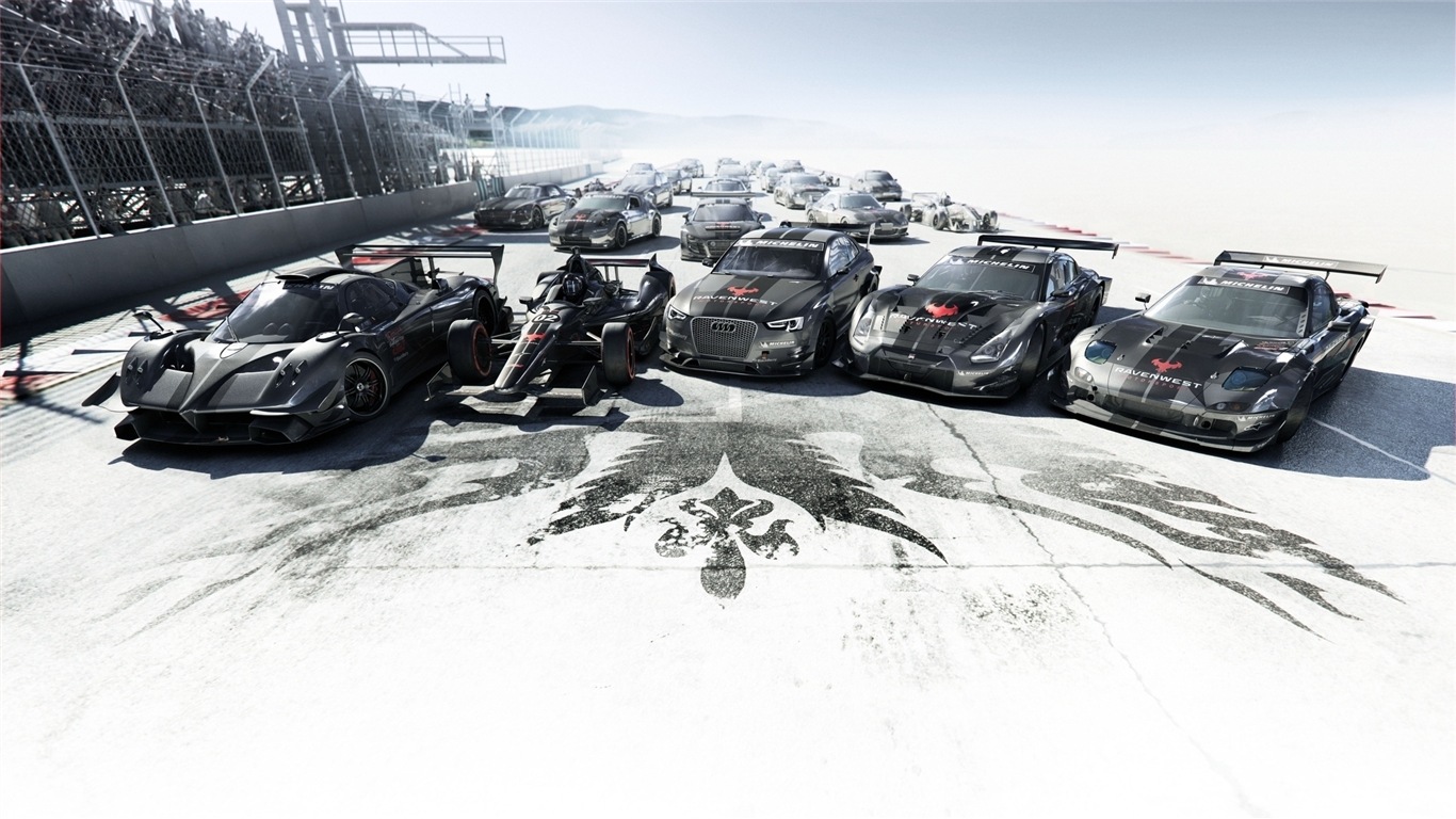 GRID: Autosport 超級房車賽：汽車​​運動高清壁紙 #3 - 1366x768