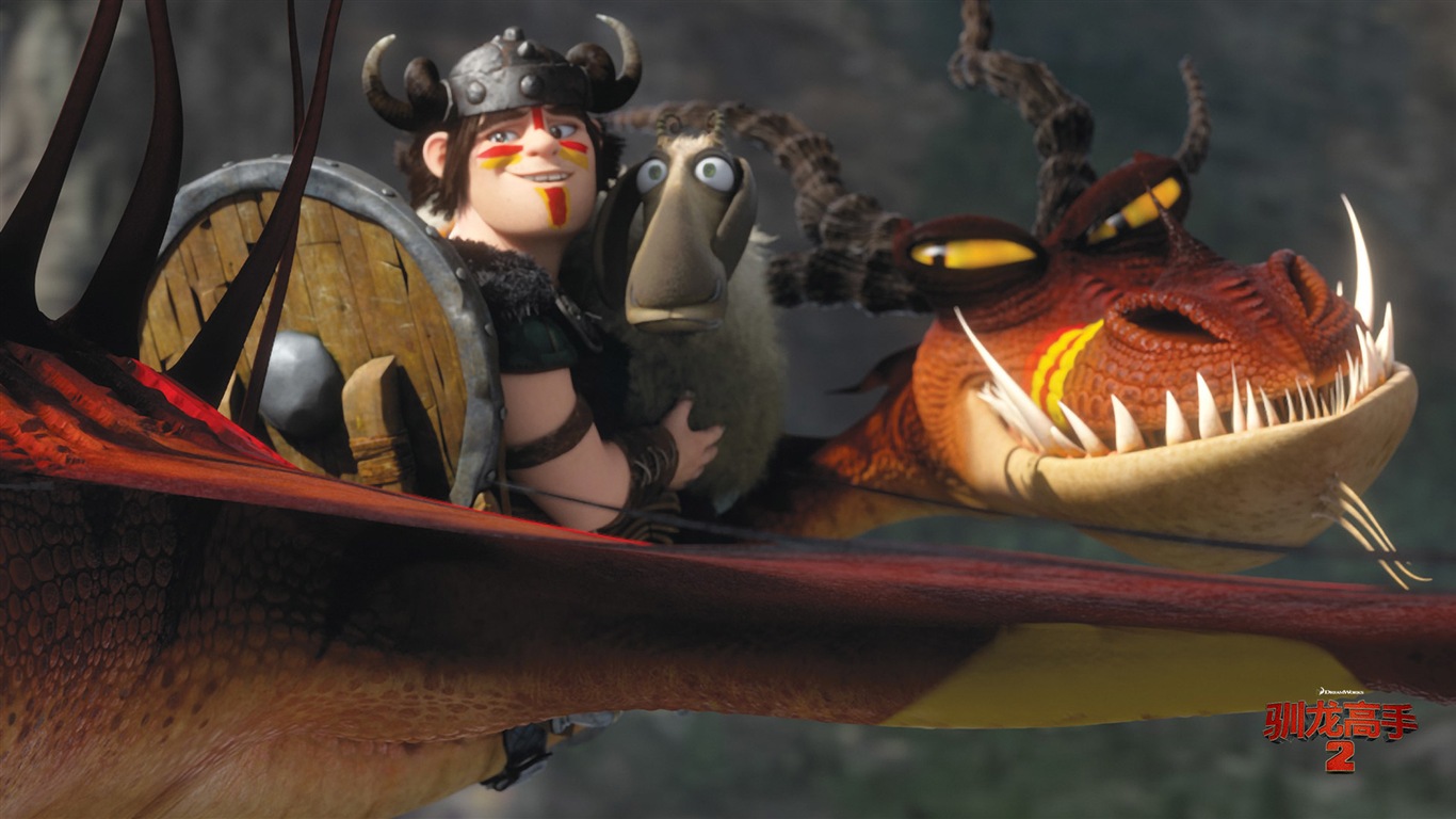 How to Train Your Dragon 2 驯龙高手2 高清壁纸7 - 1366x768