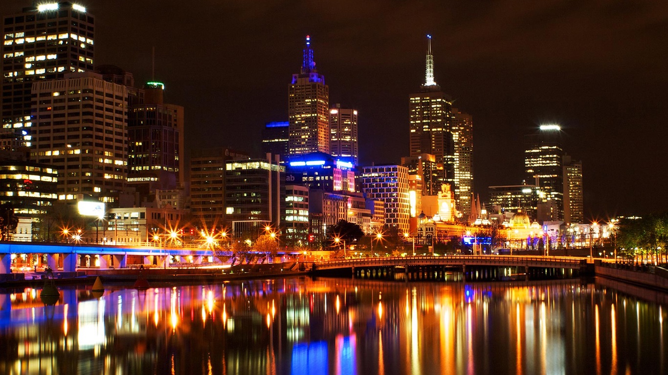 Australia Melbourne city HD wallpapers #5 - 1366x768