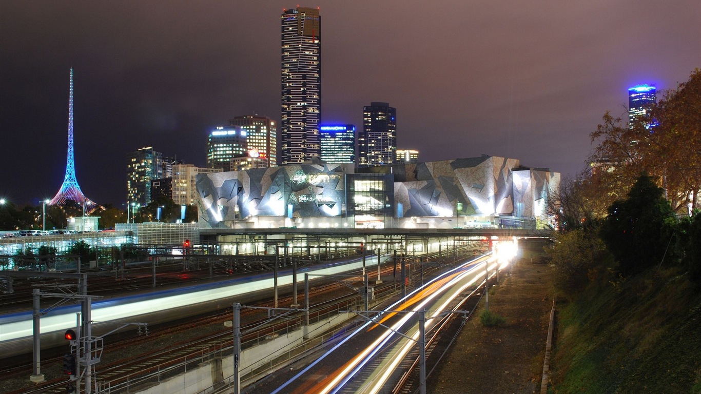 澳大利亚 墨尔本 城市风景 高清壁纸6 - 1366x768