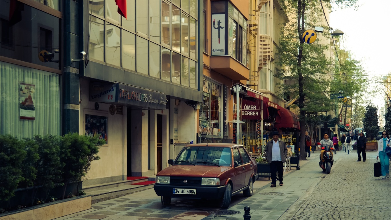 Istanbul, Turquie fonds d'écran HD #6 - 1366x768