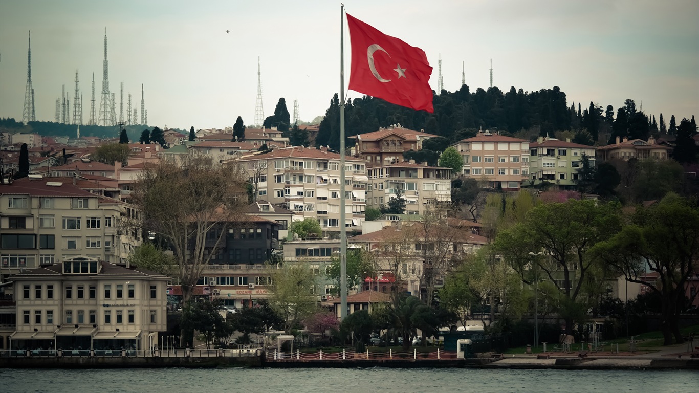 이스탄불, 터키의 HD 배경 화면 #9 - 1366x768