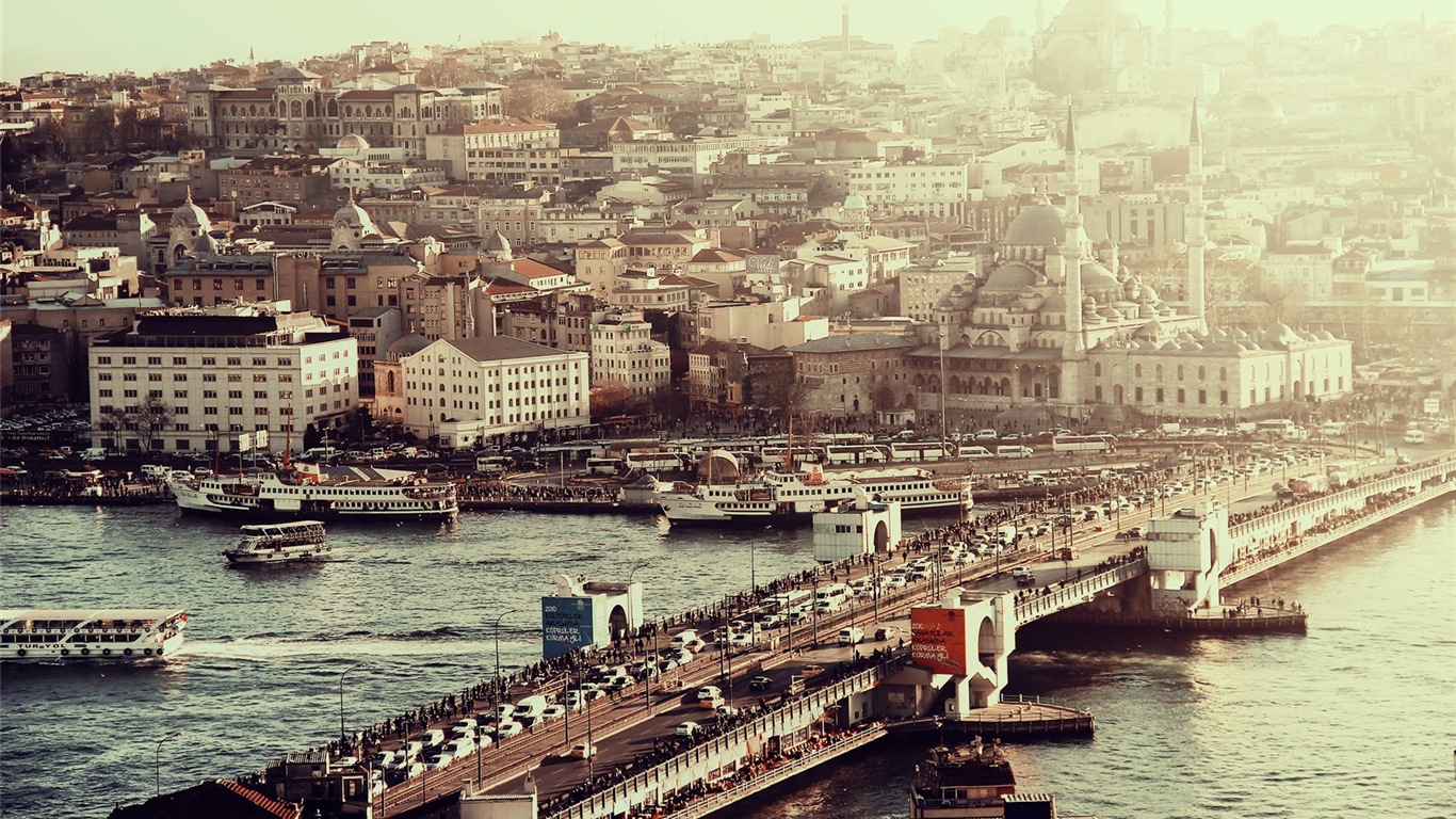 이스탄불, 터키의 HD 배경 화면 #12 - 1366x768