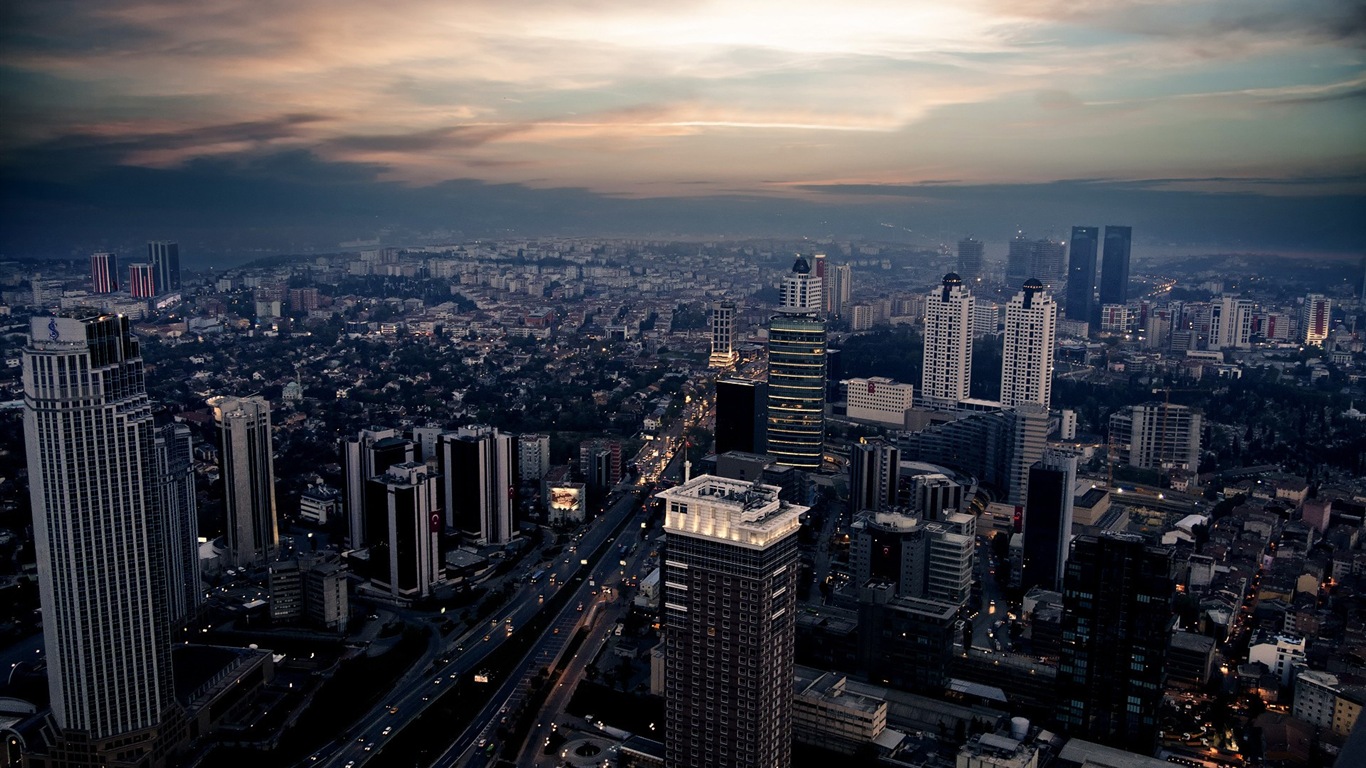 Istanbul, Turquie fonds d'écran HD #13 - 1366x768