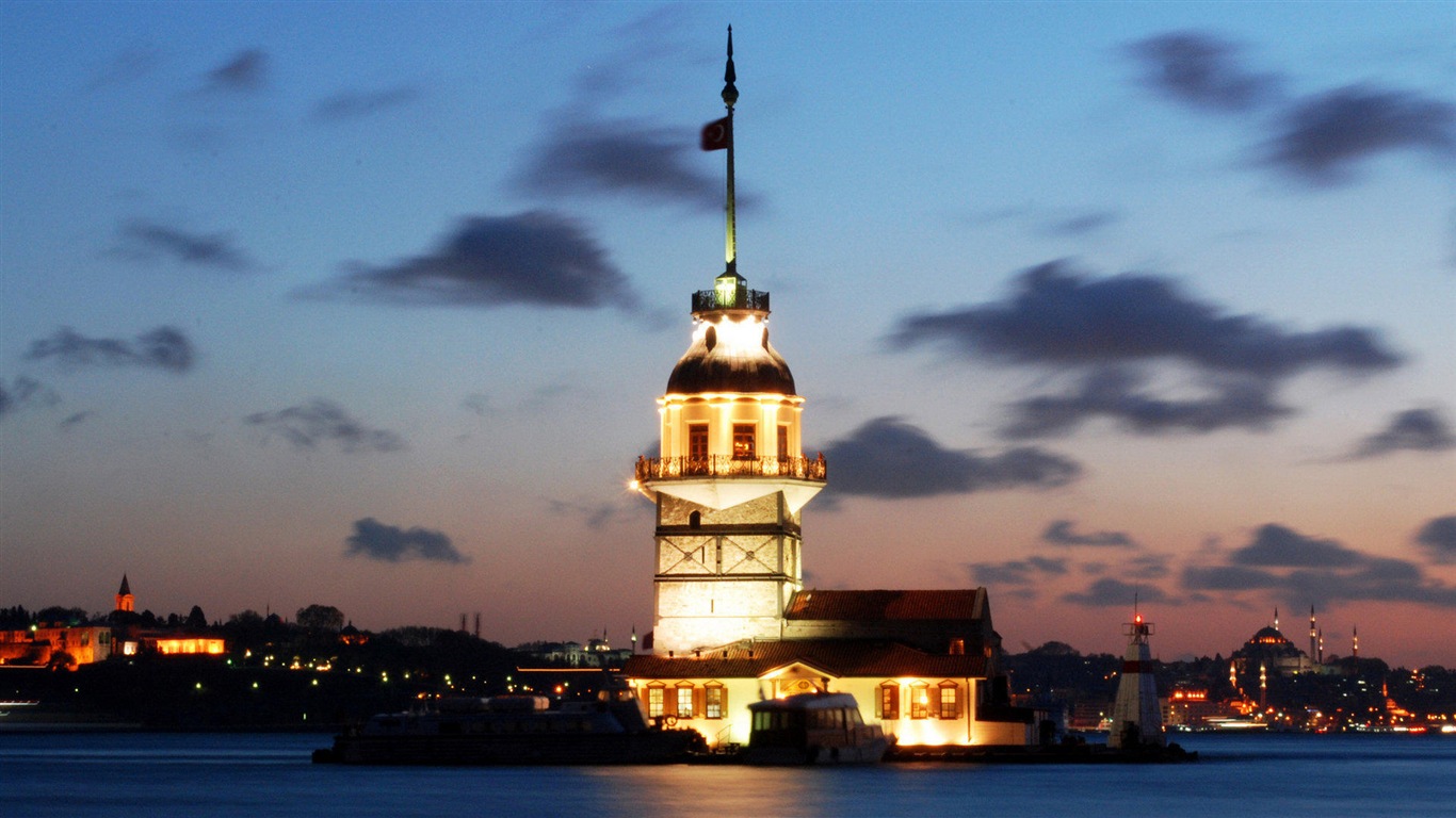 Istanbul, Turquie fonds d'écran HD #17 - 1366x768