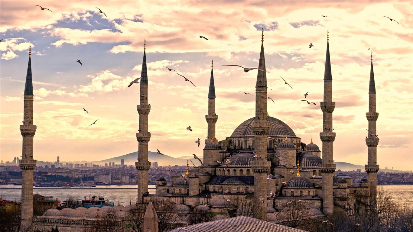 Istanbul, Turquie fonds d'écran HD #20 - 1366x768