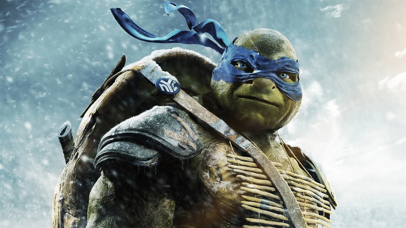 2014 Teenage Mutant Ninja Turtles 忍者神龜高清影視壁紙 #1 - 1366x768