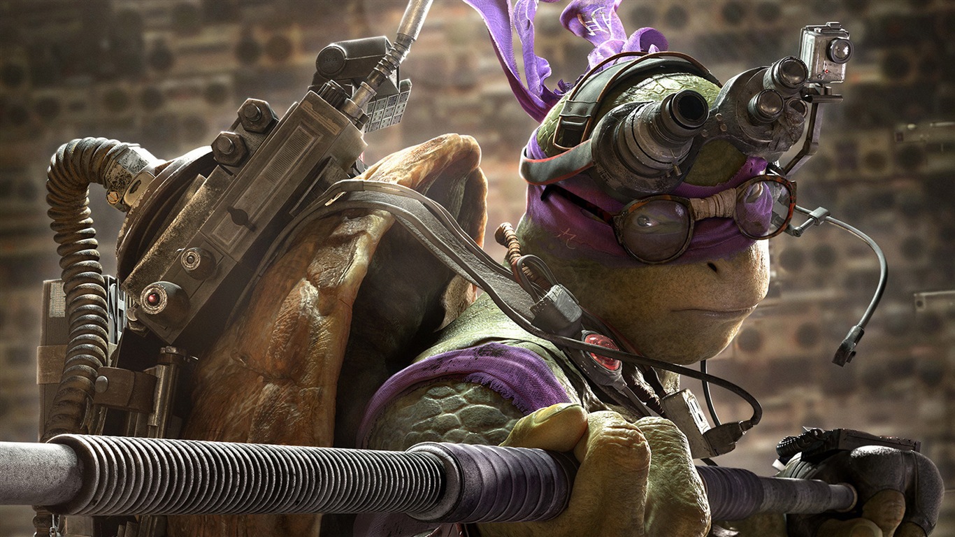 2014 Teenage Mutant Ninja Turtles 忍者神龜高清影視壁紙 #3 - 1366x768