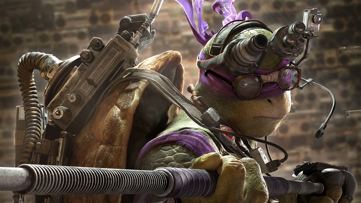 2014 Teenage Mutant Ninja Turtles 忍者神龟 高清影视壁纸3 - 1366x768