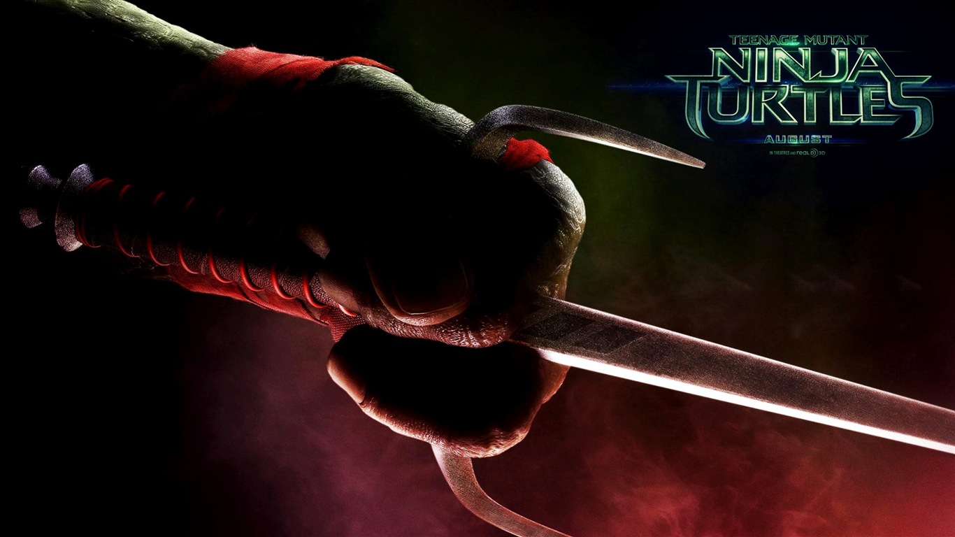 2014 Teenage Mutant Ninja Turtles 忍者神龟 高清影视壁纸5 - 1366x768