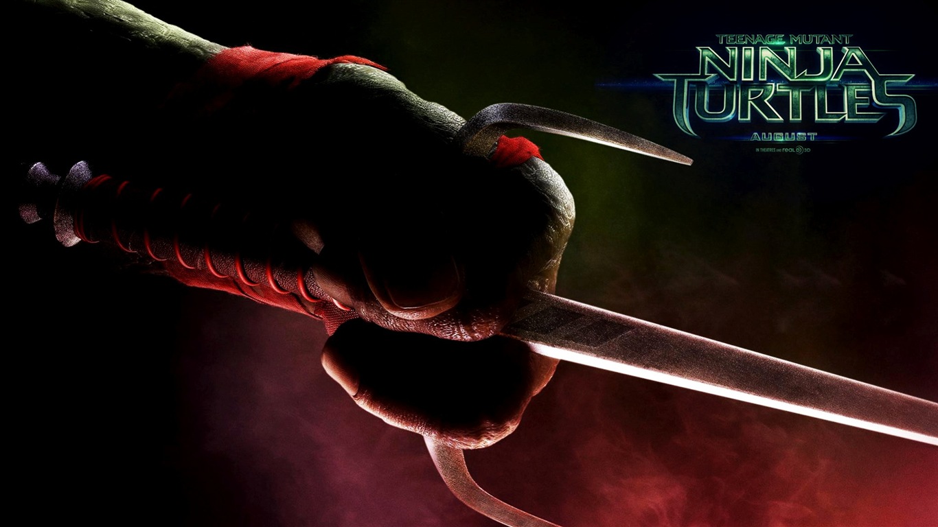 2014 Teenage Mutant Ninja Turtles 忍者神龜高清影視壁紙 #5 - 1366x768