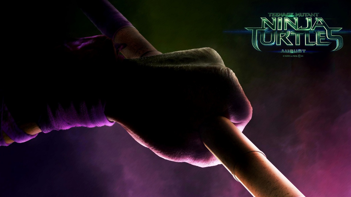 2014 Teenage Mutant Ninja Turtles 忍者神龟 高清影视壁纸6 - 1366x768