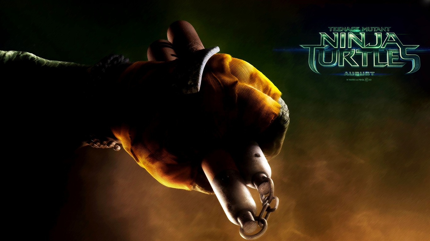 2014 Teenage Mutant Ninja Turtles HD film tapety #7 - 1366x768
