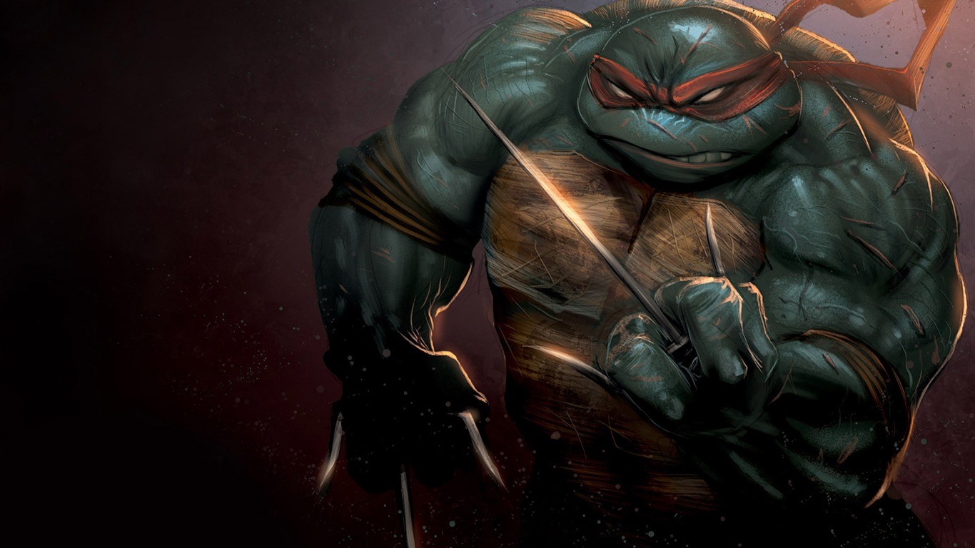 2014 Teenage Mutant Ninja Turtles 忍者神龜高清影視壁紙 #16 - 1366x768