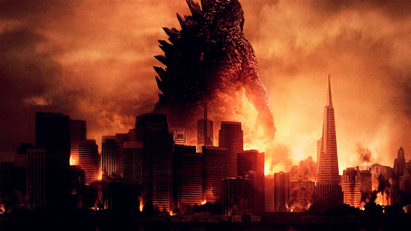 Godzilla 2014 哥斯拉 电影高清壁纸1 - 1366x768
