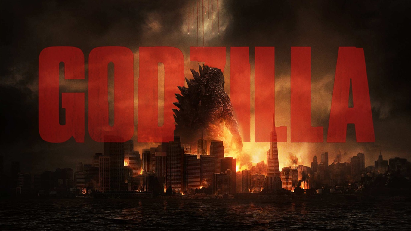 Godzilla 2014 film de fonds d'écran HD #11 - 1366x768