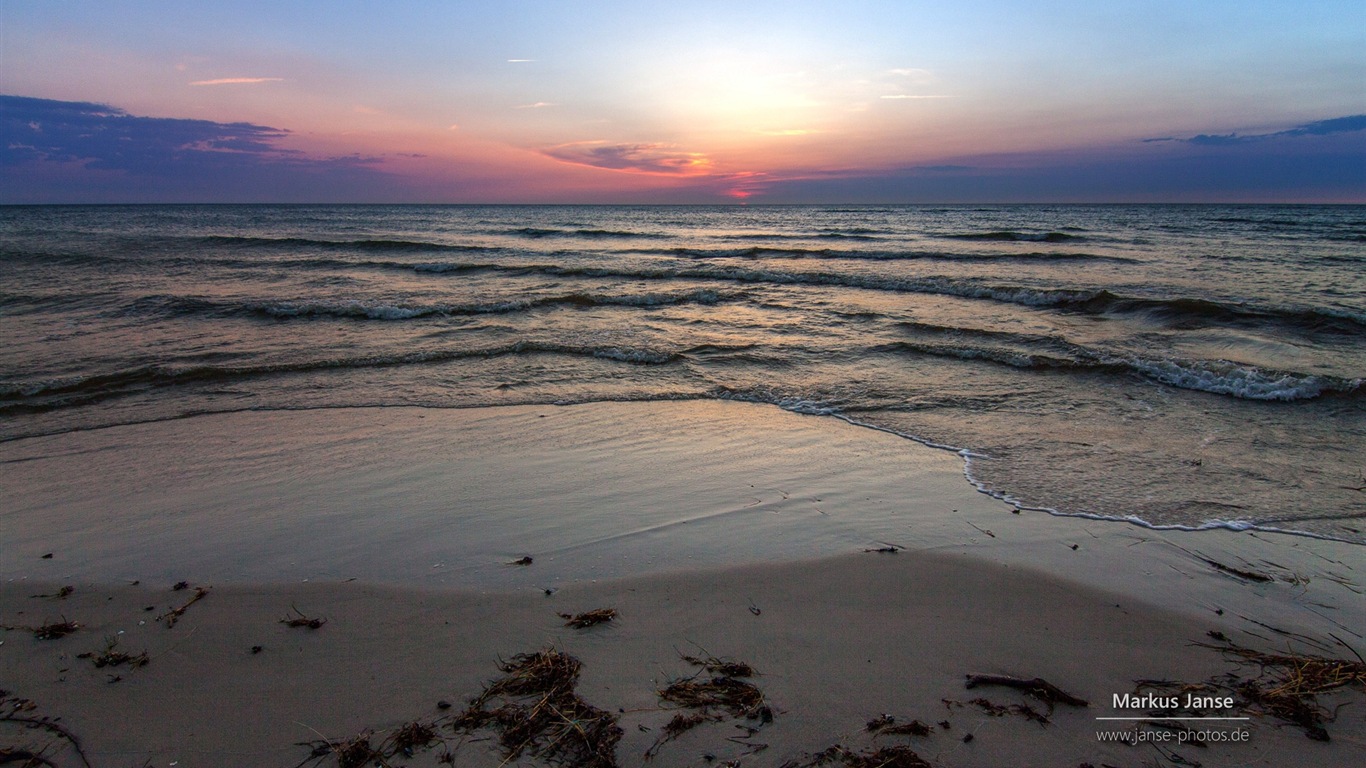 독일의 아름다운 해안 풍경, 윈도우 8의 HD 배경 화면 #11 - 1366x768