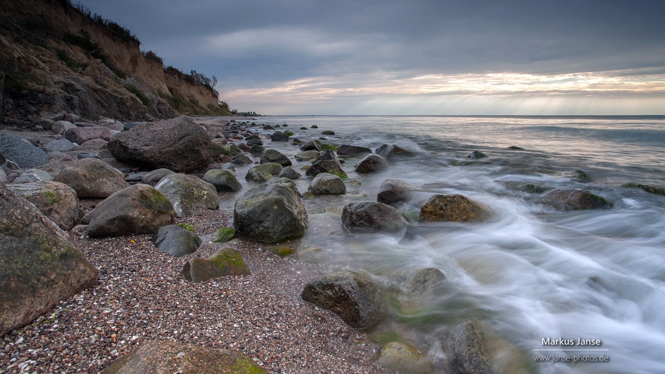 德國美麗的海岸風景，Windows 8 高清壁紙 #15 - 1366x768