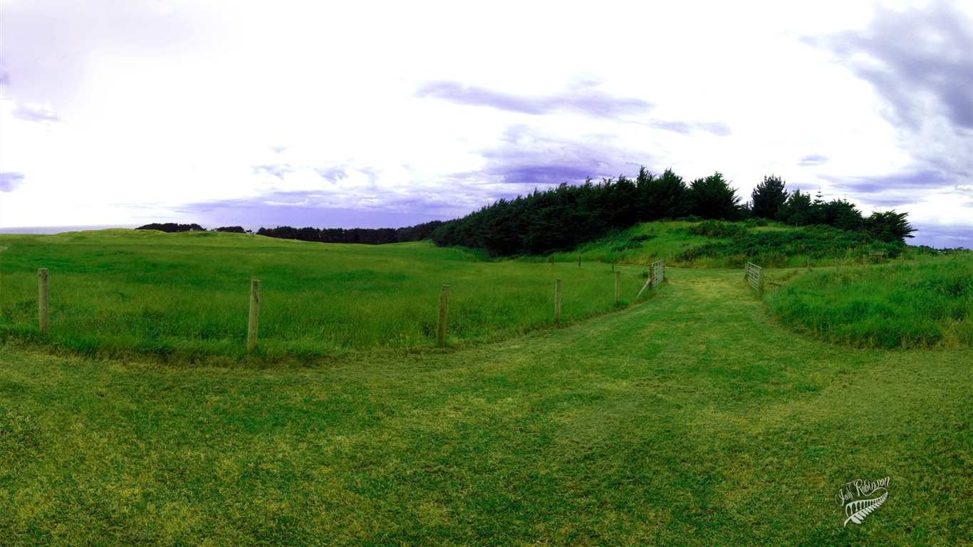 뉴질랜드의 아름다운 풍경, 윈도우 8 테마 배경 화면 #4 - 1366x768
